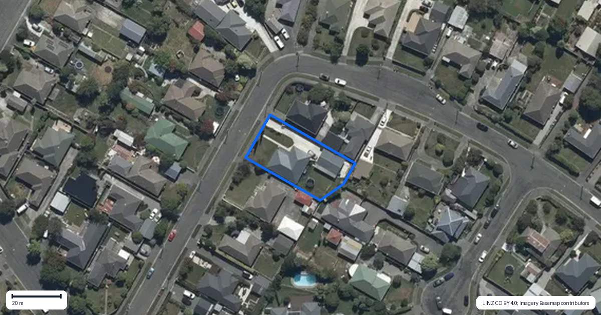 Property context map for 10 Bourne Crescent, Papanui, Christchurch