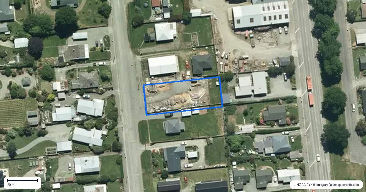 Property context map for 34 Gall Street, Fairlie