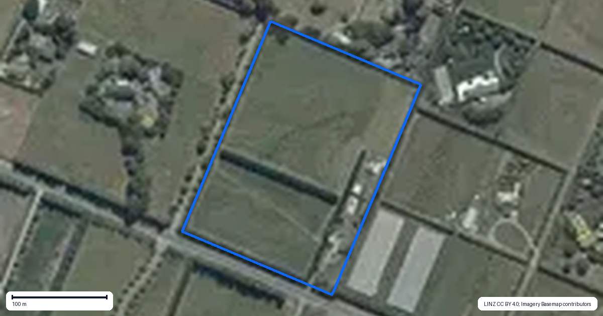 Property context map for 586 Yaldhurst Road, Yaldhurst, Christchurch
