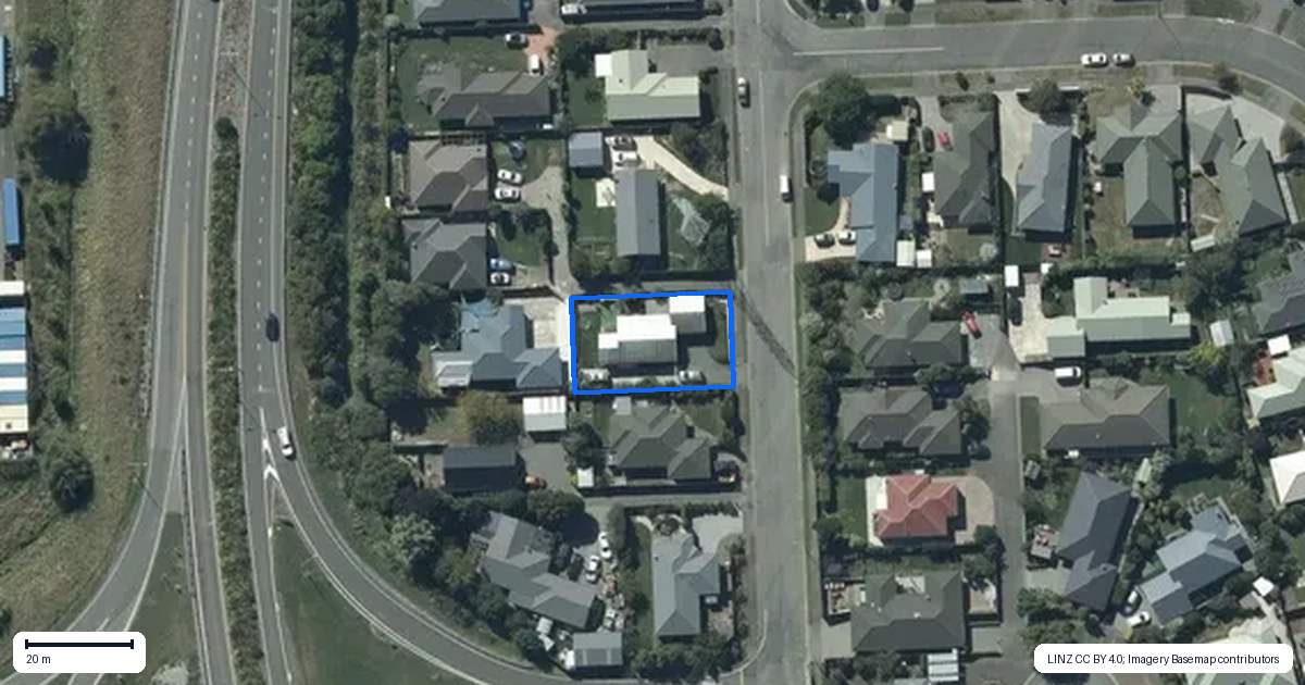 Property context map for 32 Scruttons Road, Hillsborough, Christchurch