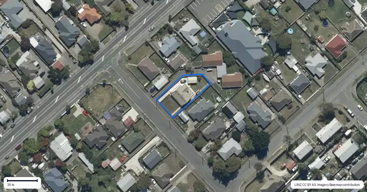 Property context map for 3 Portsmouth Street, Aranui, Christchurch
