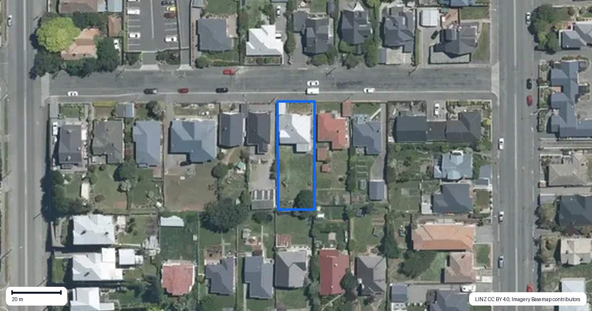 Property context map for 6 Jackson Street, Seaview, Timaru