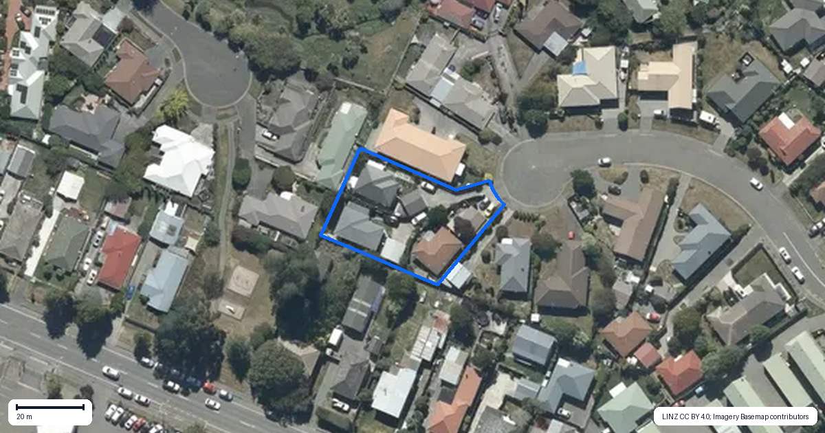 Property context map for 13B Thornhill Place, Sockburn, Christchurch