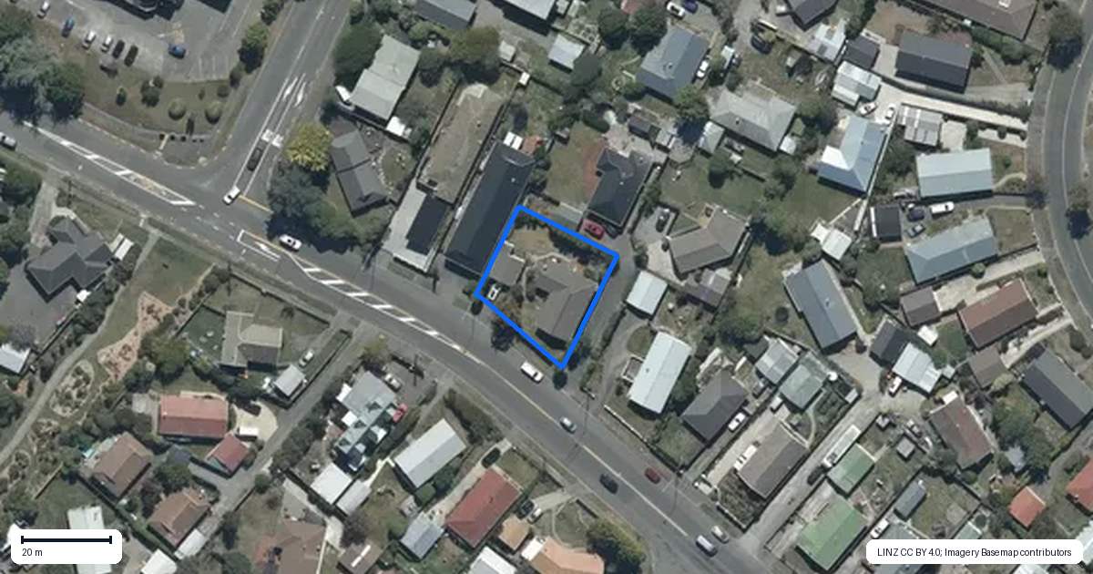 Property context map for 445 Mairehau Road, Parklands, Christchurch
