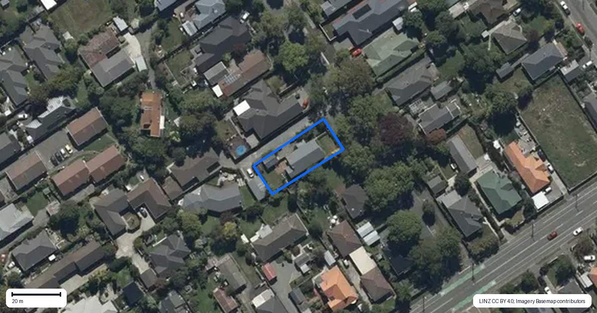 Property context map for 111 Francis Avenue, Mairehau, Christchurch