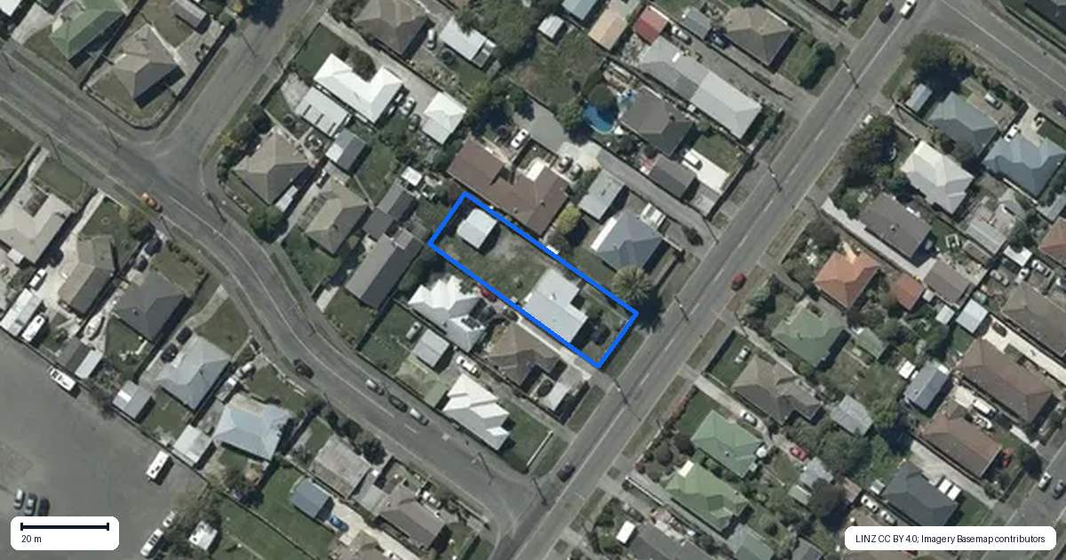 Property context map for 81 Hargood Street, Woolston, Christchurch