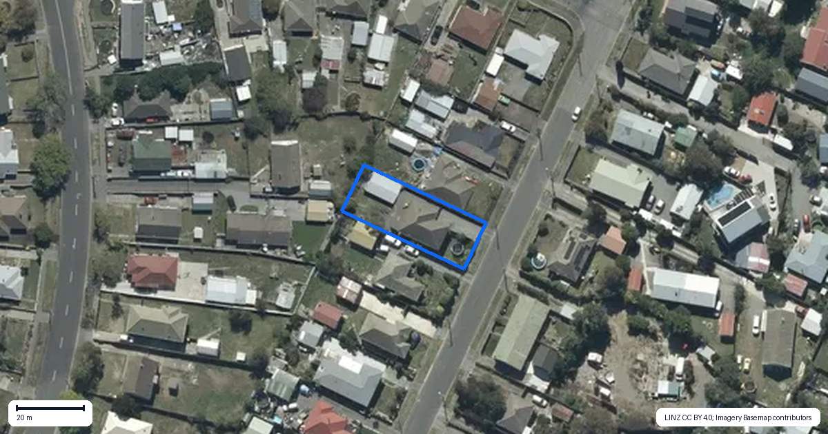 Property context map for 81 Eureka Street, Aranui, Christchurch