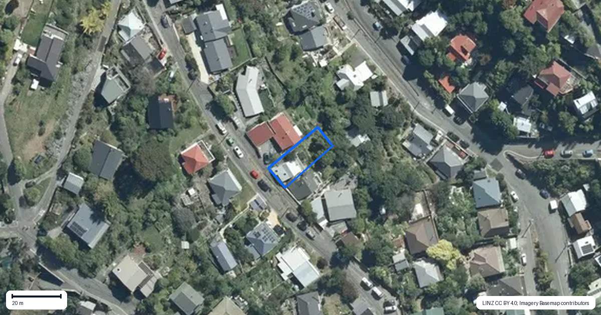 Property context map for 26 Ticehurst Road, Lyttelton