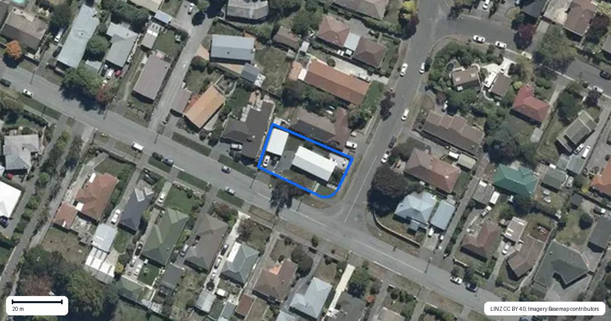 Property context map for 86 Englefield Road, Northwood, Christchurch