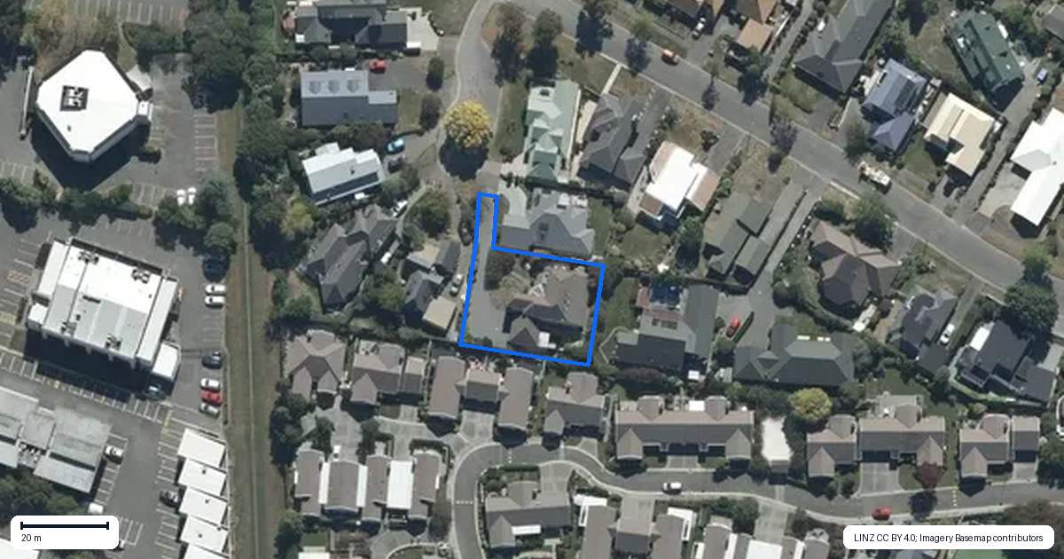 Property context map for 29 O'Connor Place, Burnside, Christchurch