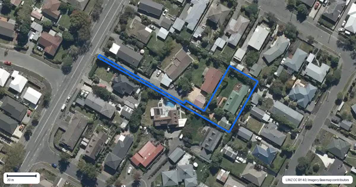 Property context map for 32C Gardiners Road, Bishopdale, Christchurch