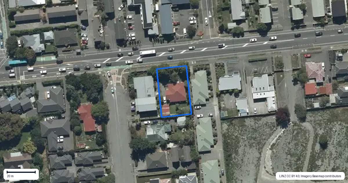Property context map for 291 Riccarton Road, Upper Riccarton, Christchurch