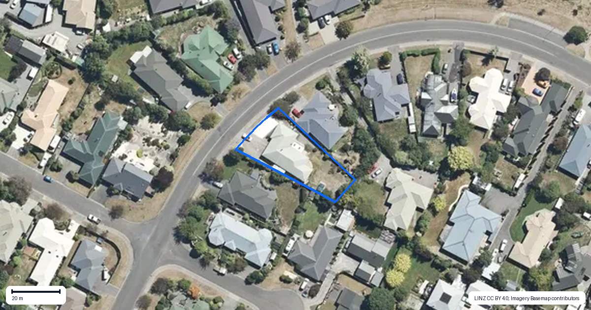 Property context map for 47 Hewitts Road, Woodend