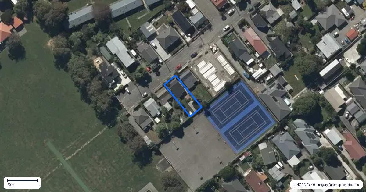 Property context map for 29 Manhire Street, Spreydon, Christchurch