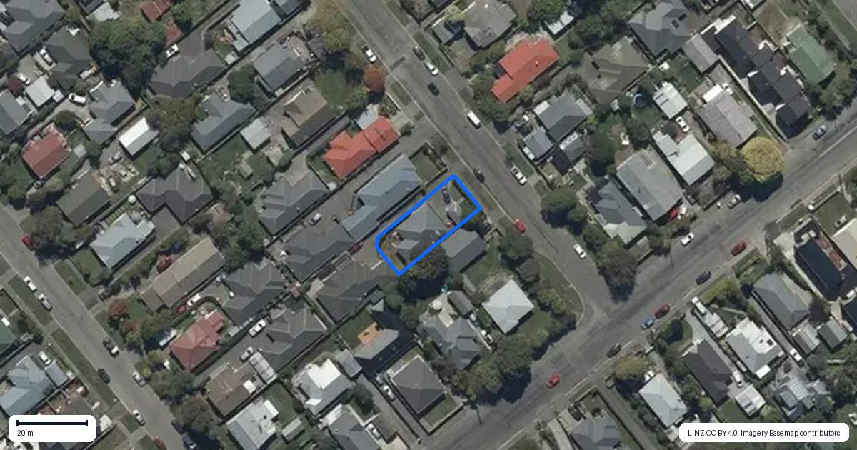 Property context map for 7 Harker Street, Spreydon, Christchurch