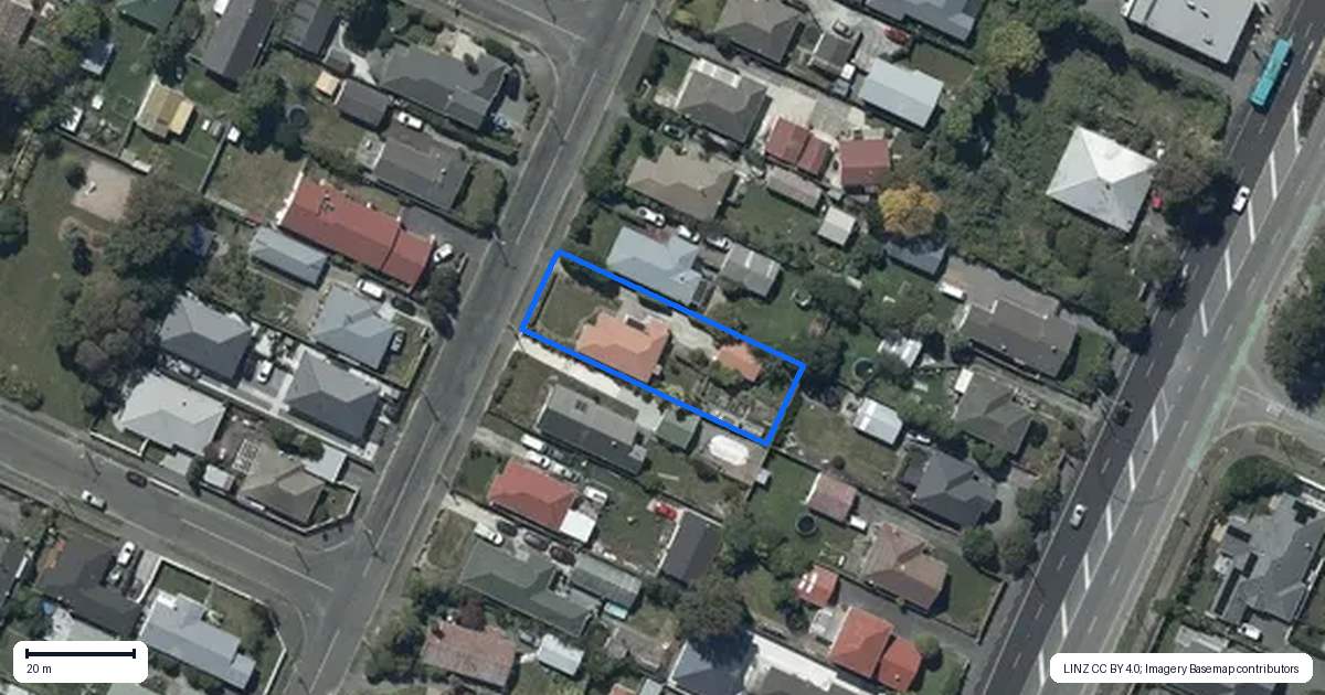 Property context map for 62 Ensign Street, Halswell, Christchurch