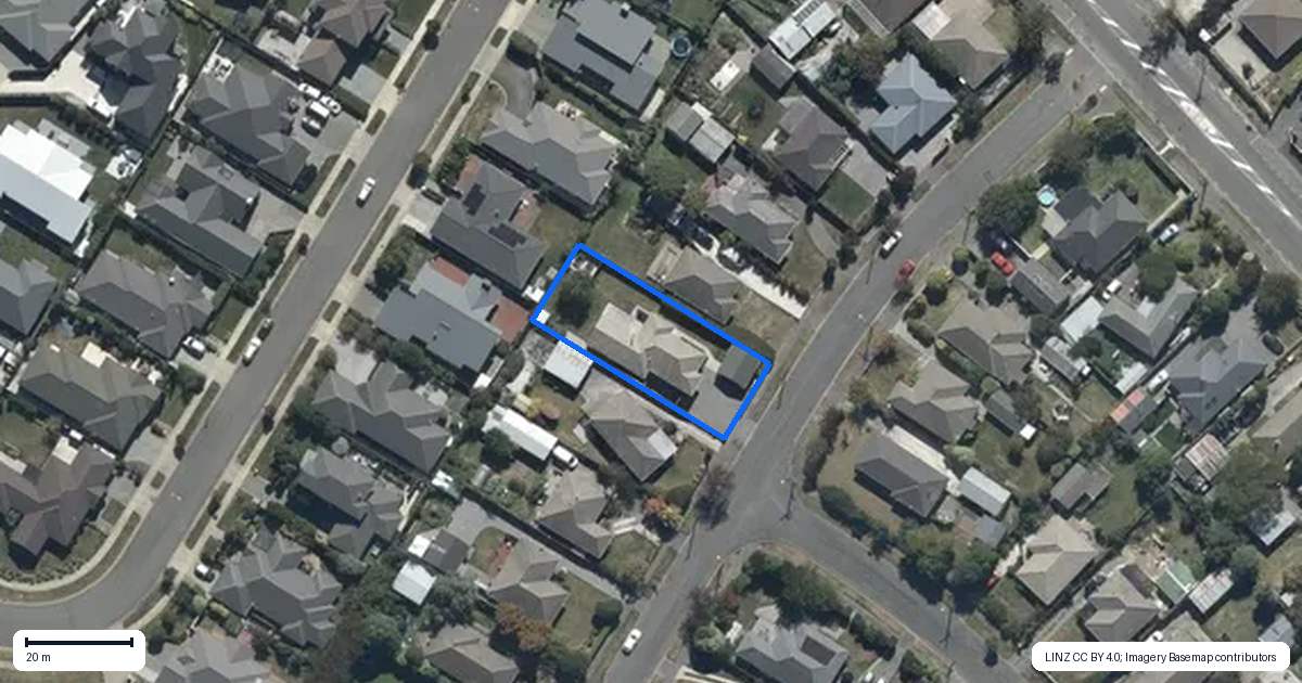 Property context map for 57 Charlcott Street, Burnside, Christchurch