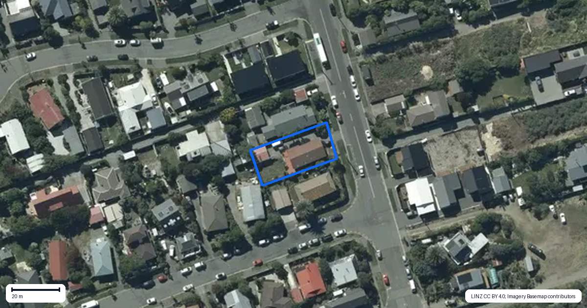 Property context map for 204 Rocking Horse Road, Southshore, Christchurch