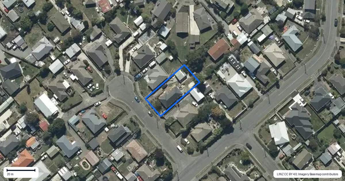 Property context map for 6 Ariel Place, Aranui, Christchurch