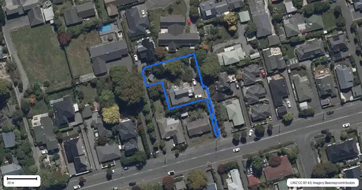 Property context map for 459A Ilam Road, Bryndwr, Christchurch