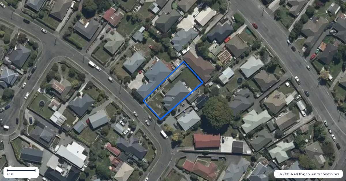 Property context map for 37 Bourne Crescent, Papanui, Christchurch