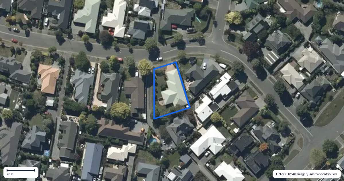 Property context map for 9 Riverton Terrace, Halswell, Christchurch