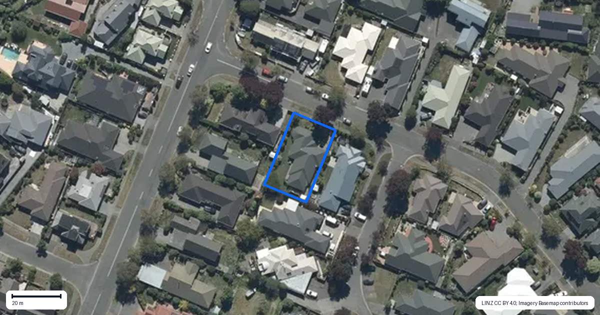 Property context map for 6 Berkshire Drive, Avonhead, Christchurch