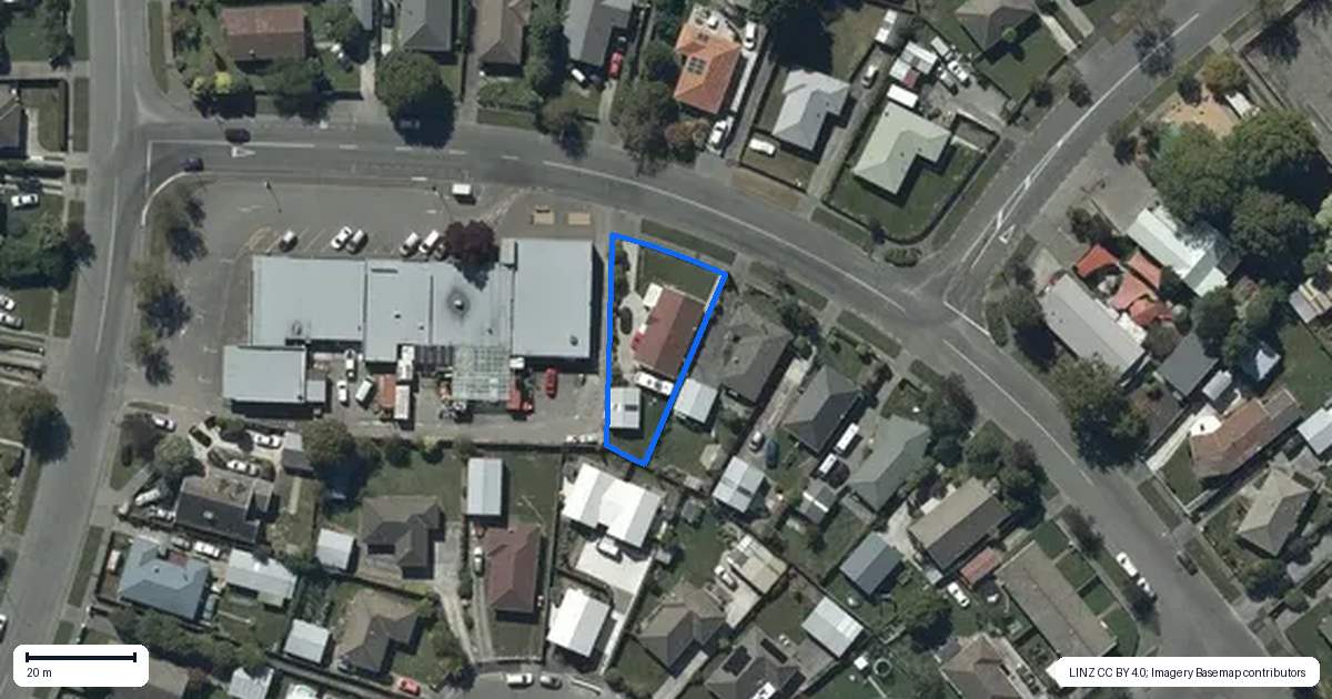 Property context map for 18 McCarthy Street, Hoon Hay, Christchurch