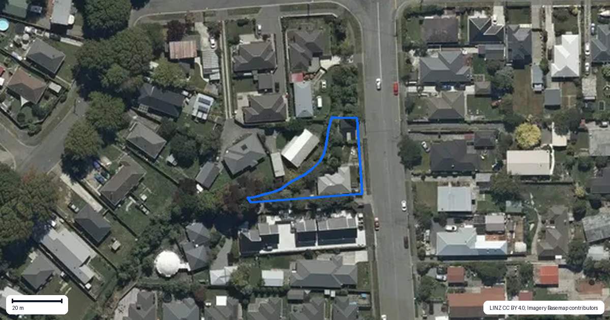 Property context map for 61 Quinns Road, Shirley, Christchurch