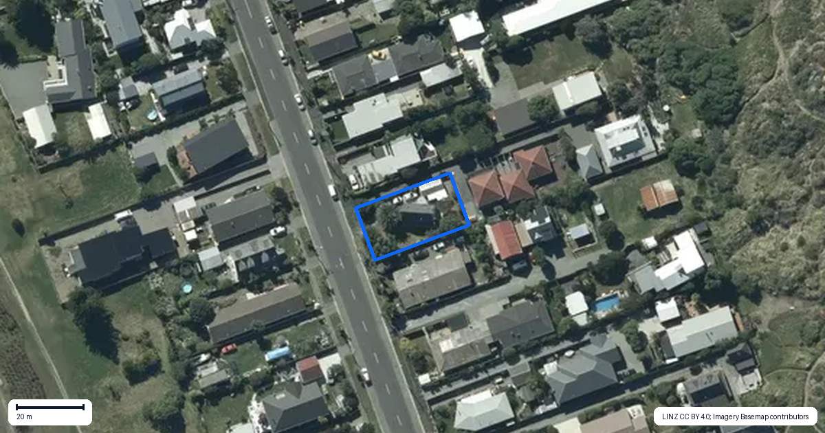 Property context map for 97 Rocking Horse Road, Southshore, Christchurch