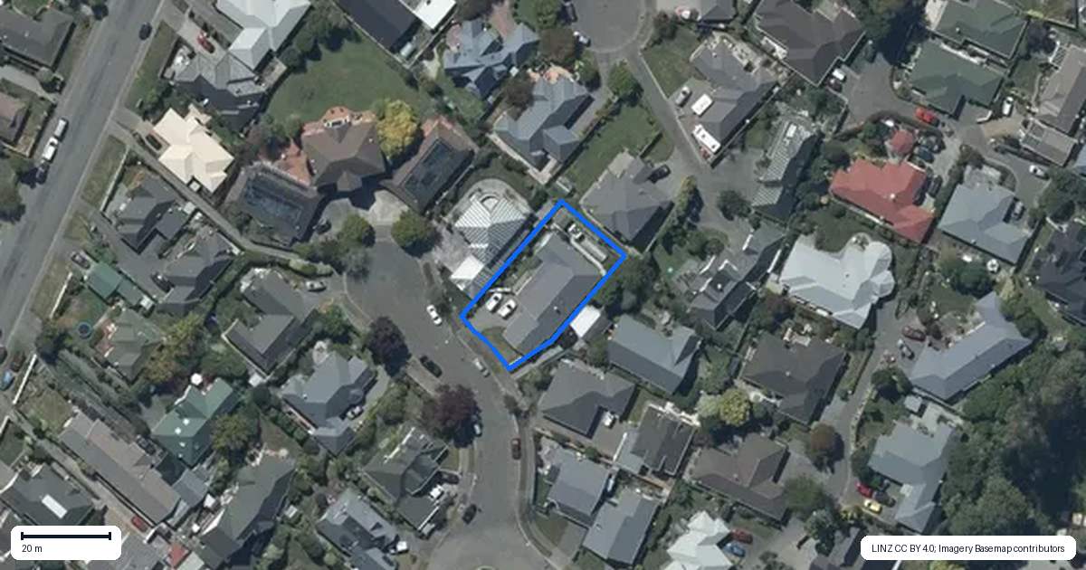 Property context map for 84 Muir Avenue, Halswell, Christchurch