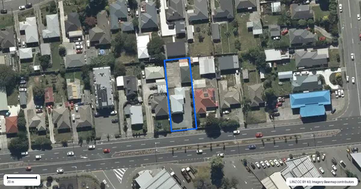 Property context map for 332 Blenheim Road, Upper Riccarton, Christchurch