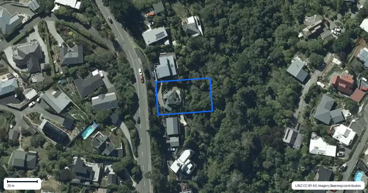 Property context map for 135 Mt Pleasant Road, Mount Pleasant, Christchurch