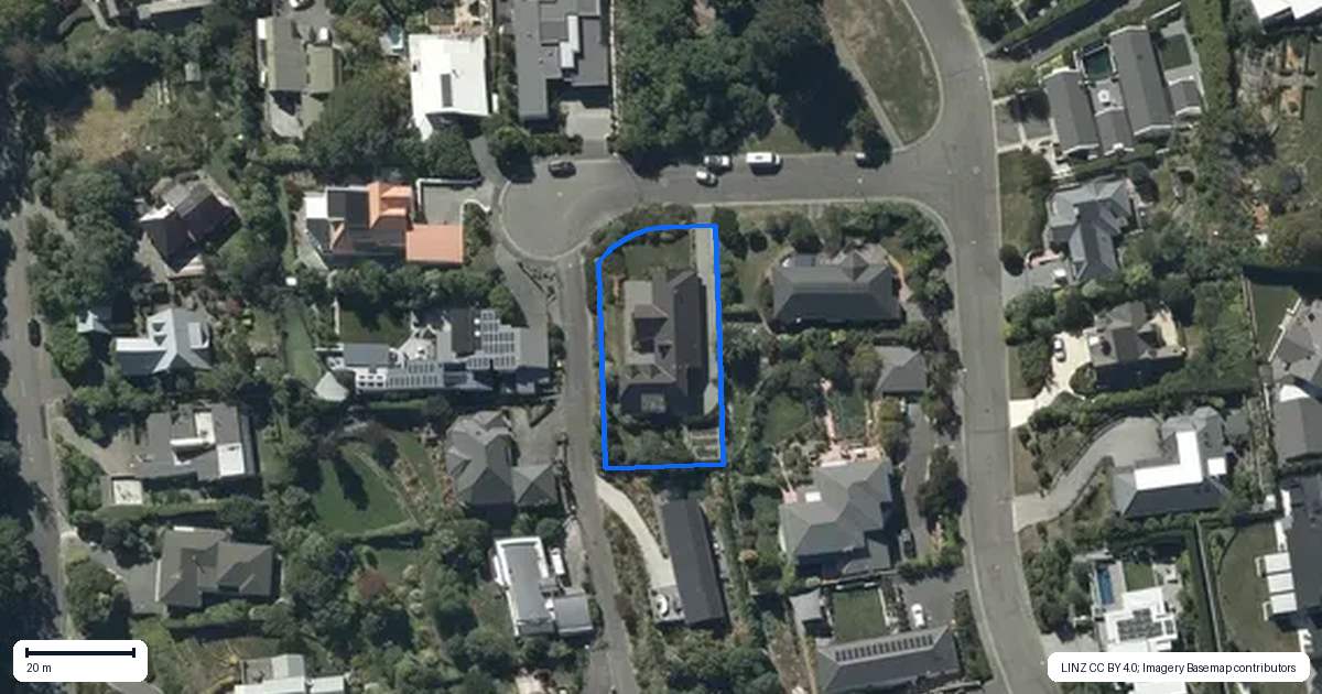 Property context map for 3 Lucknow Place, Cashmere, Christchurch
