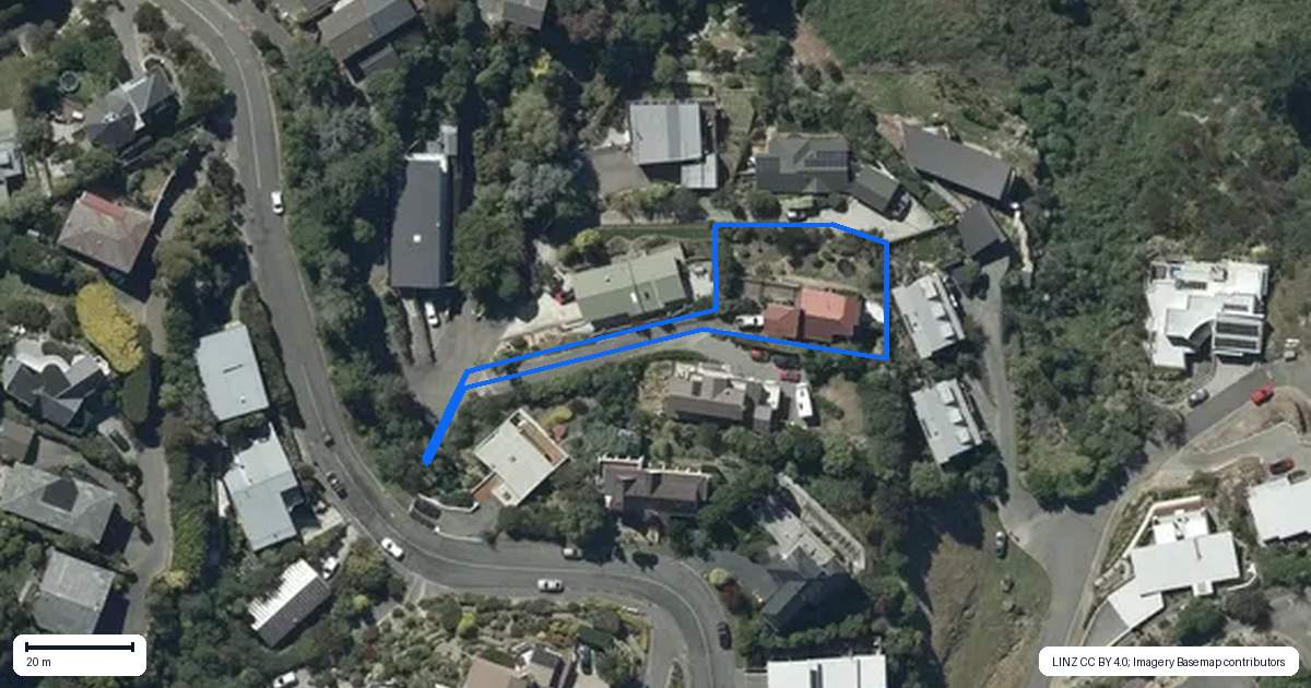 Property context map for 9 Arahura Place, Cashmere, Christchurch