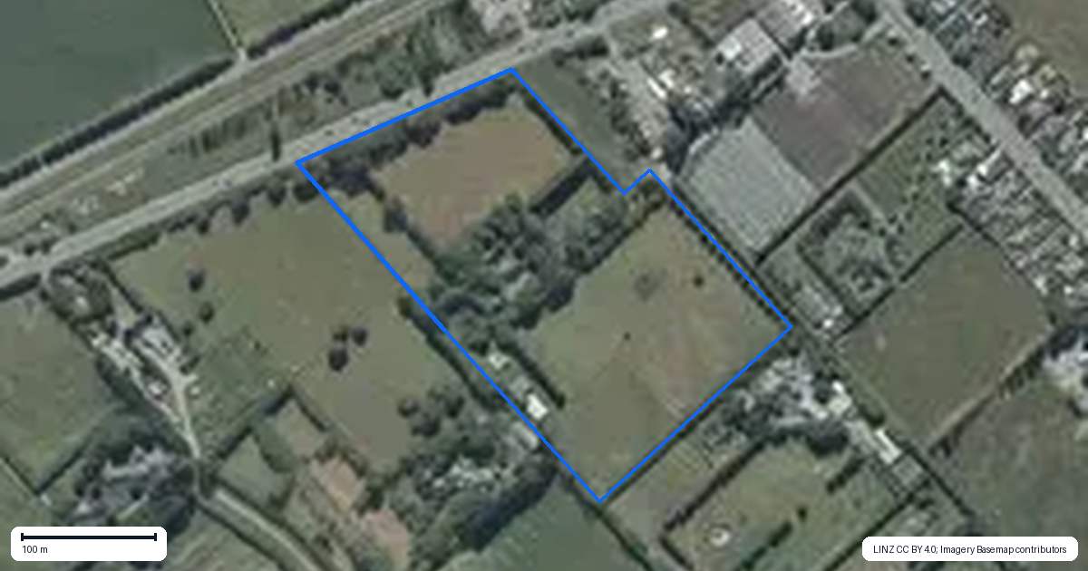 Property context map for 4 Marshs Road, Templeton, Christchurch