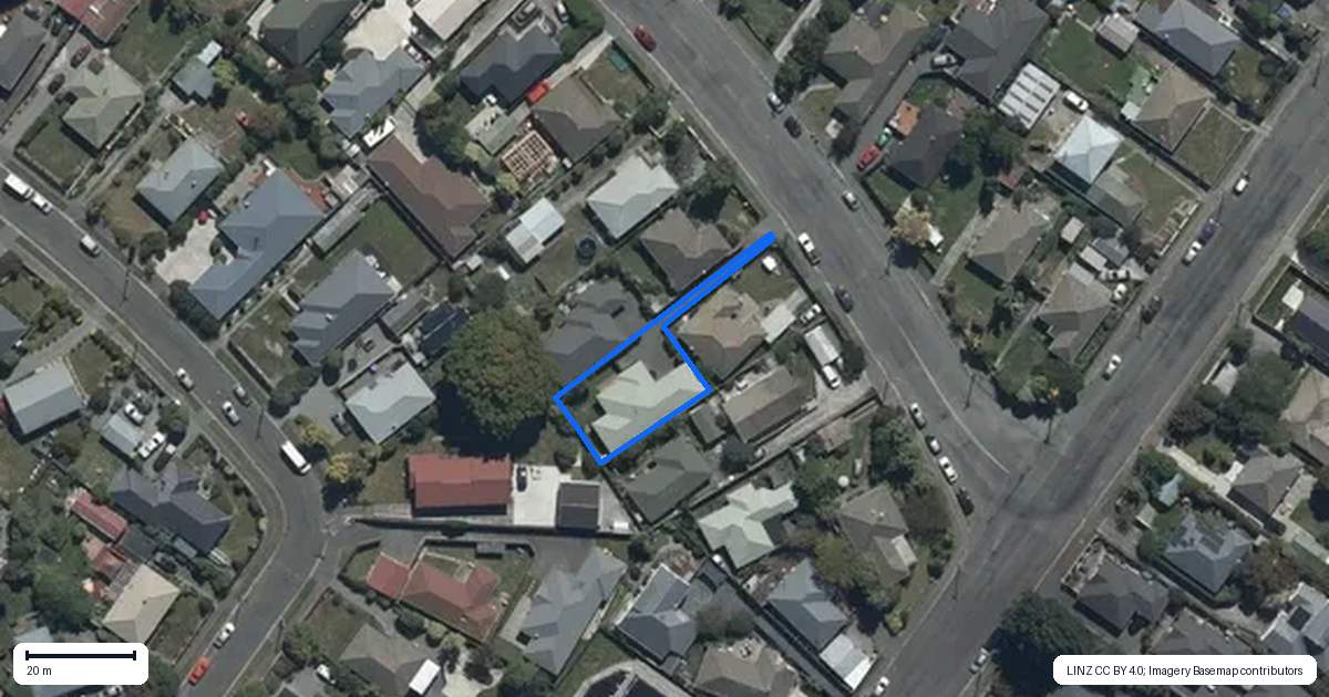 Property context map for 48A Richards Avenue, Papanui, Christchurch