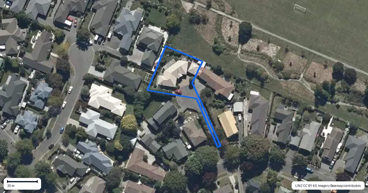 Property context map for 50B Karnak Crescent, Russley, Christchurch