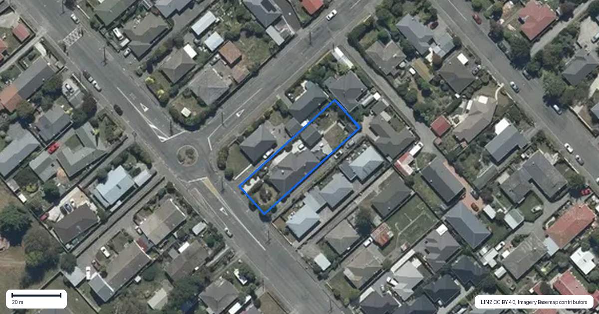 Property context map for 33 Brynley Street, Hornby, Christchurch