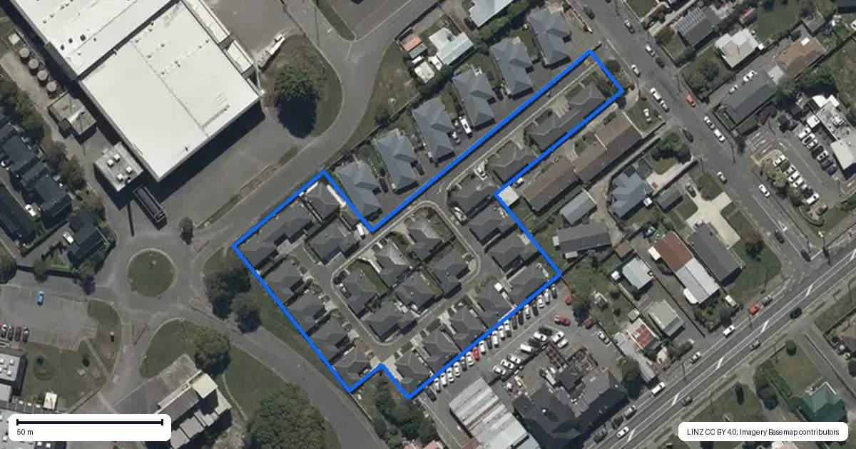 Property context map for 11/13 Sylvan Street, Hillmorton, Christchurch
