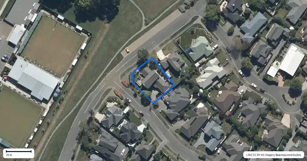 Property context map for 42 Glencullen Drive, Casebrook, Christchurch