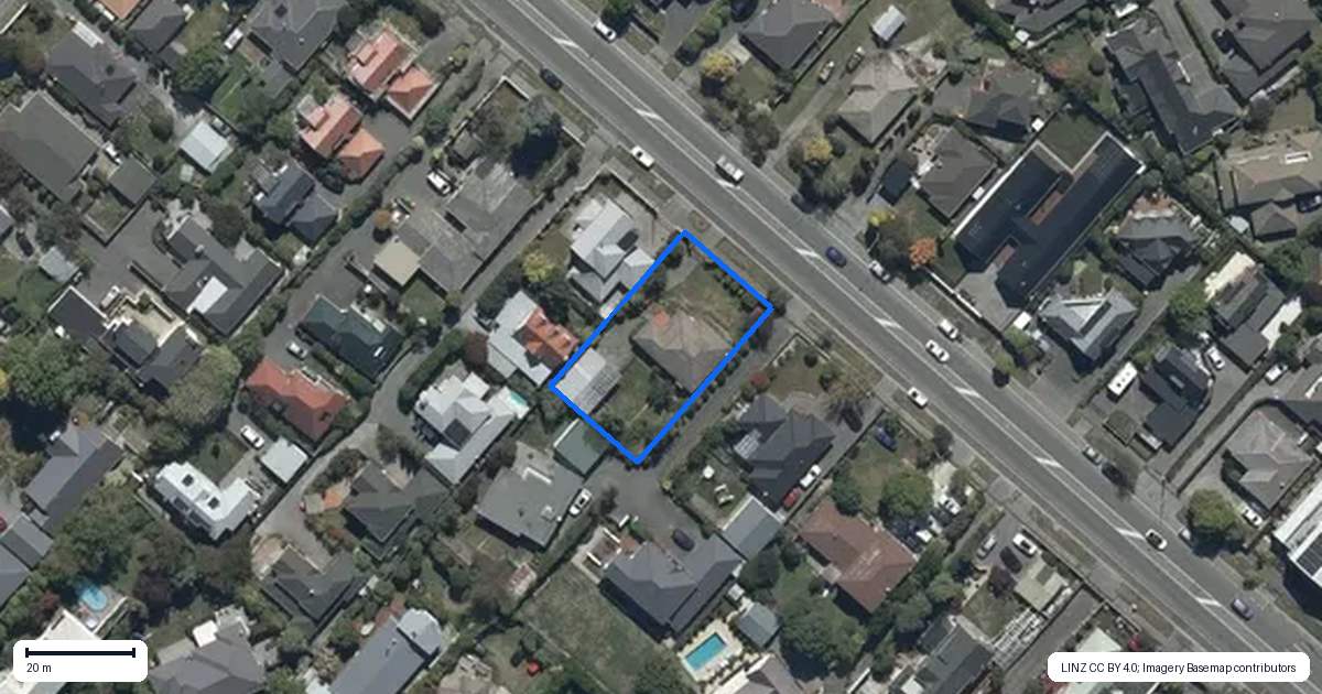 Property context map for 131 Memorial Avenue, Burnside, Christchurch