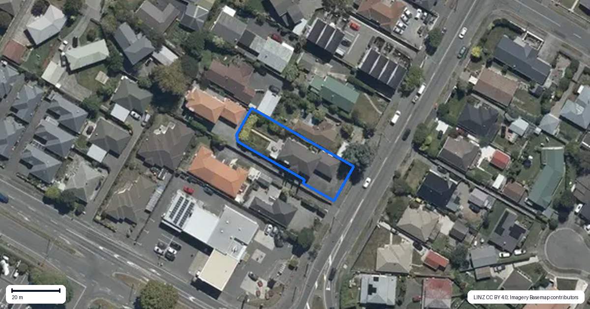 Property context map for 9 Highsted Road, Bishopdale, Christchurch