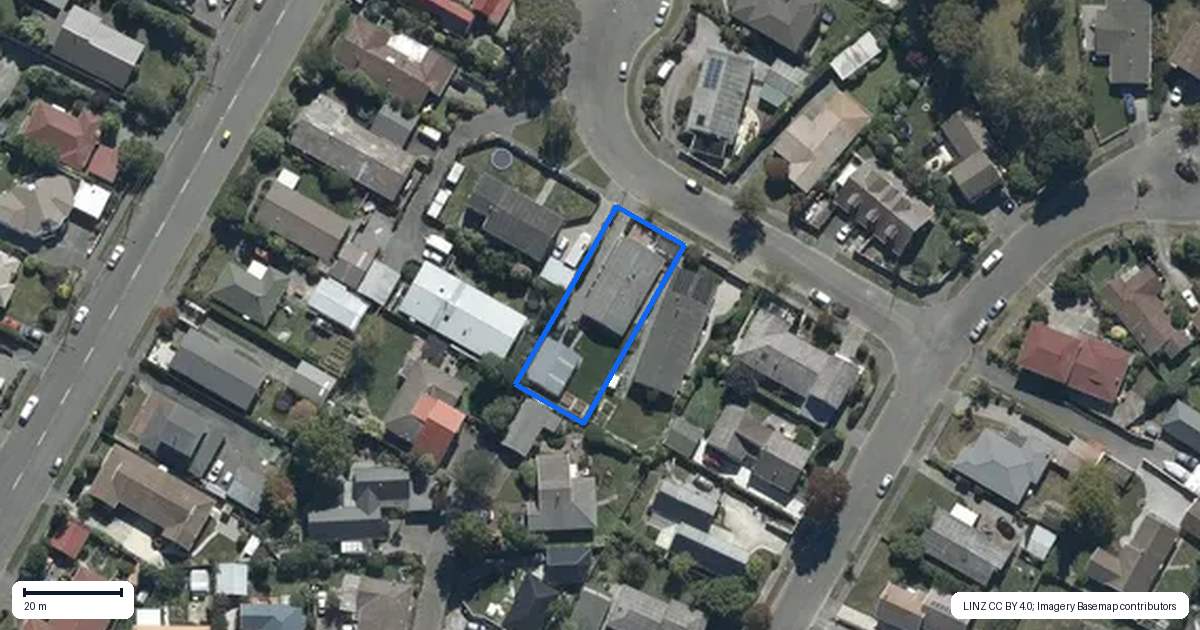 Property context map for 5 Cintra Place, Casebrook, Christchurch
