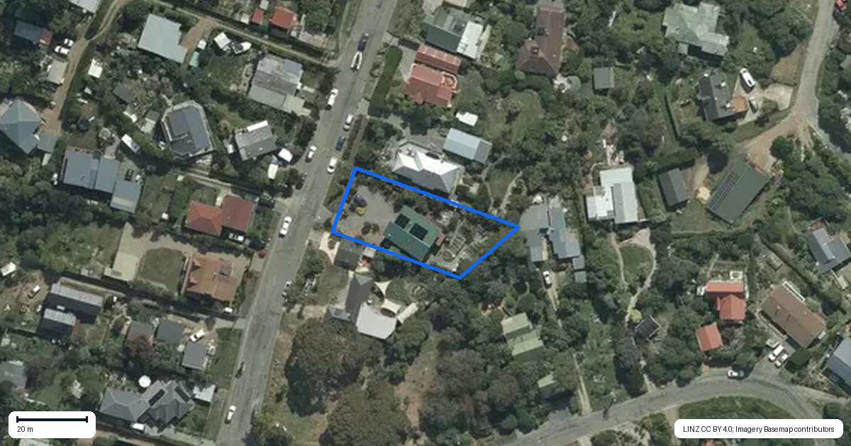 Property context map for 34 Waipapa Avenue, Diamond Harbour