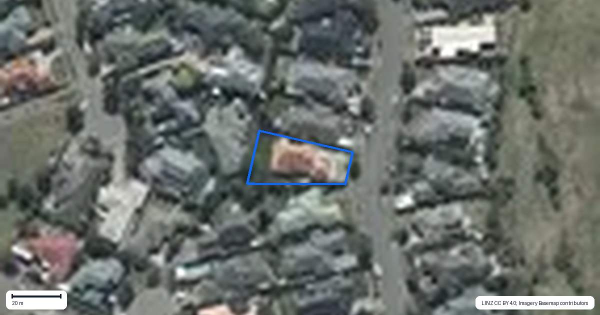 Property context map for 40 Forest Drive, Parklands, Christchurch