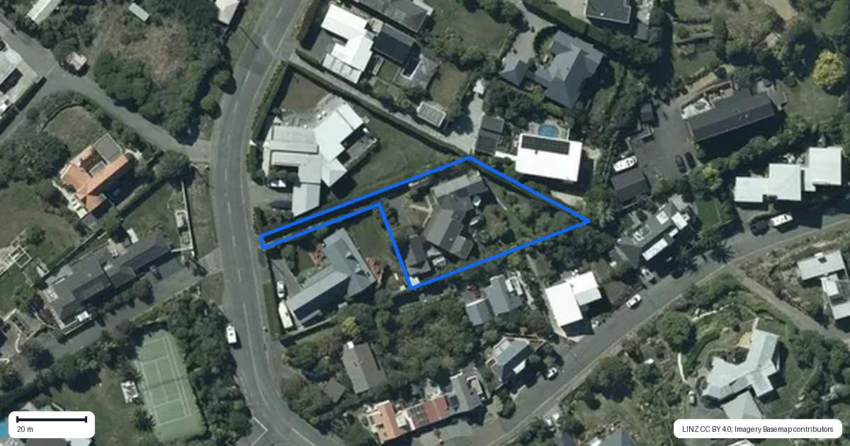Property context map for 71 Taylors Mistake Road, Scarborough, Christchurch