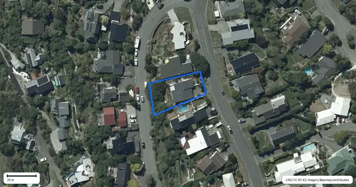Property context map for 76 Cannon Hill Crescent, Mount Pleasant, Christchurch