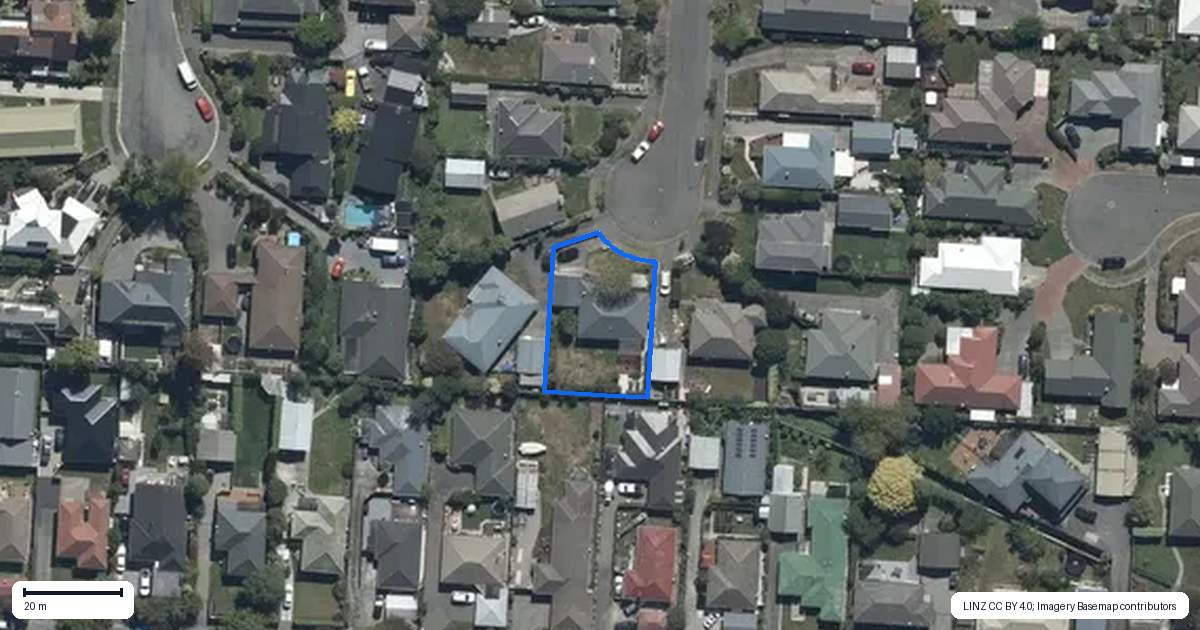 Property context map for 28 Clipper Place, Redwood, Christchurch