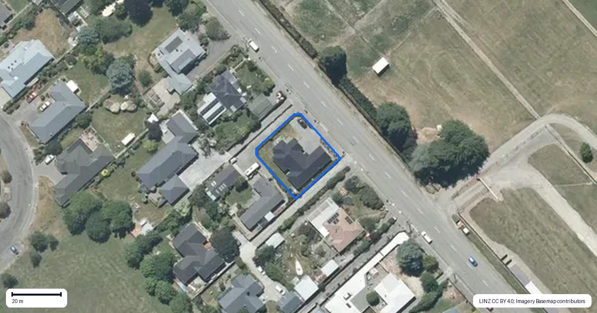 Property context map for 71 Racecourse Road, Allenton, Ashburton
